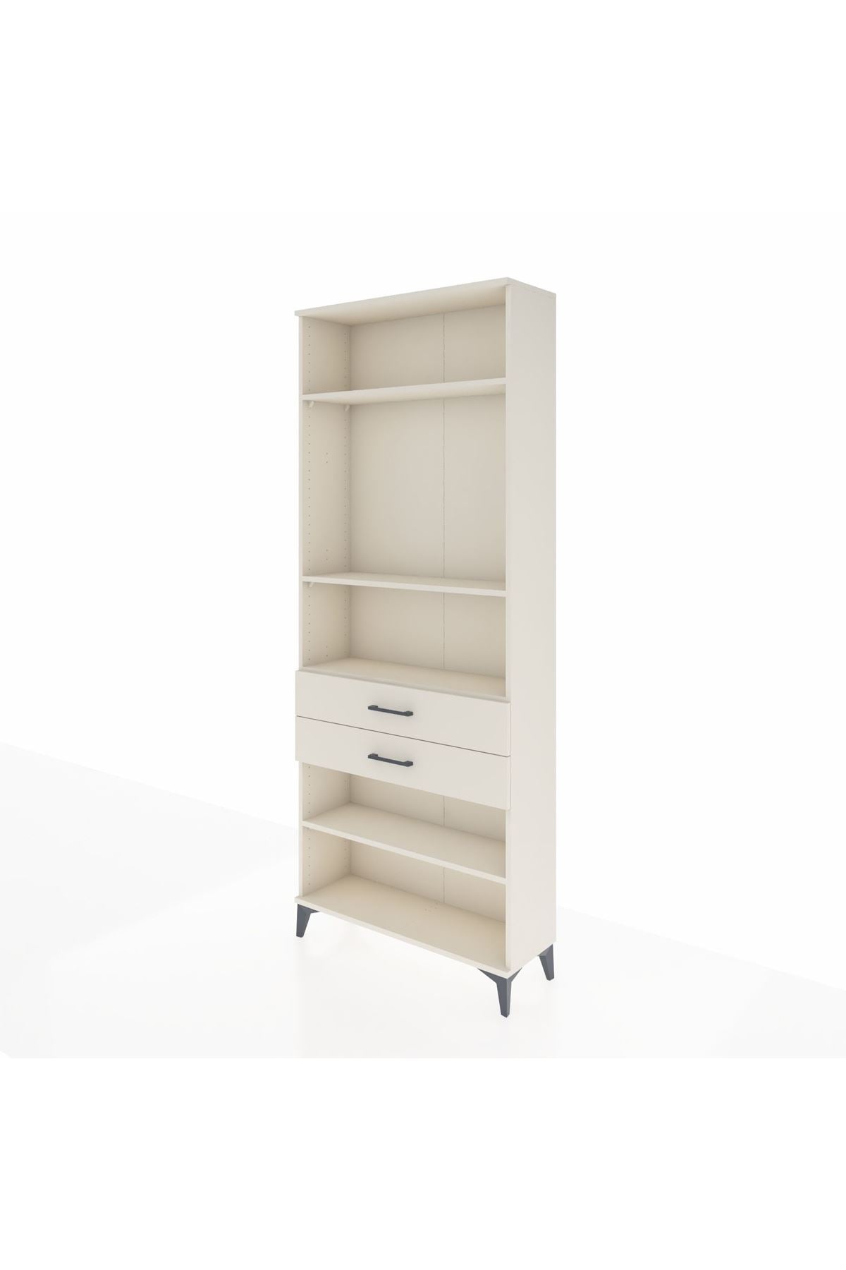 Arges Dolap 4 Raflı 2 Çekmeceli 88x30x221 - S30M120V1A