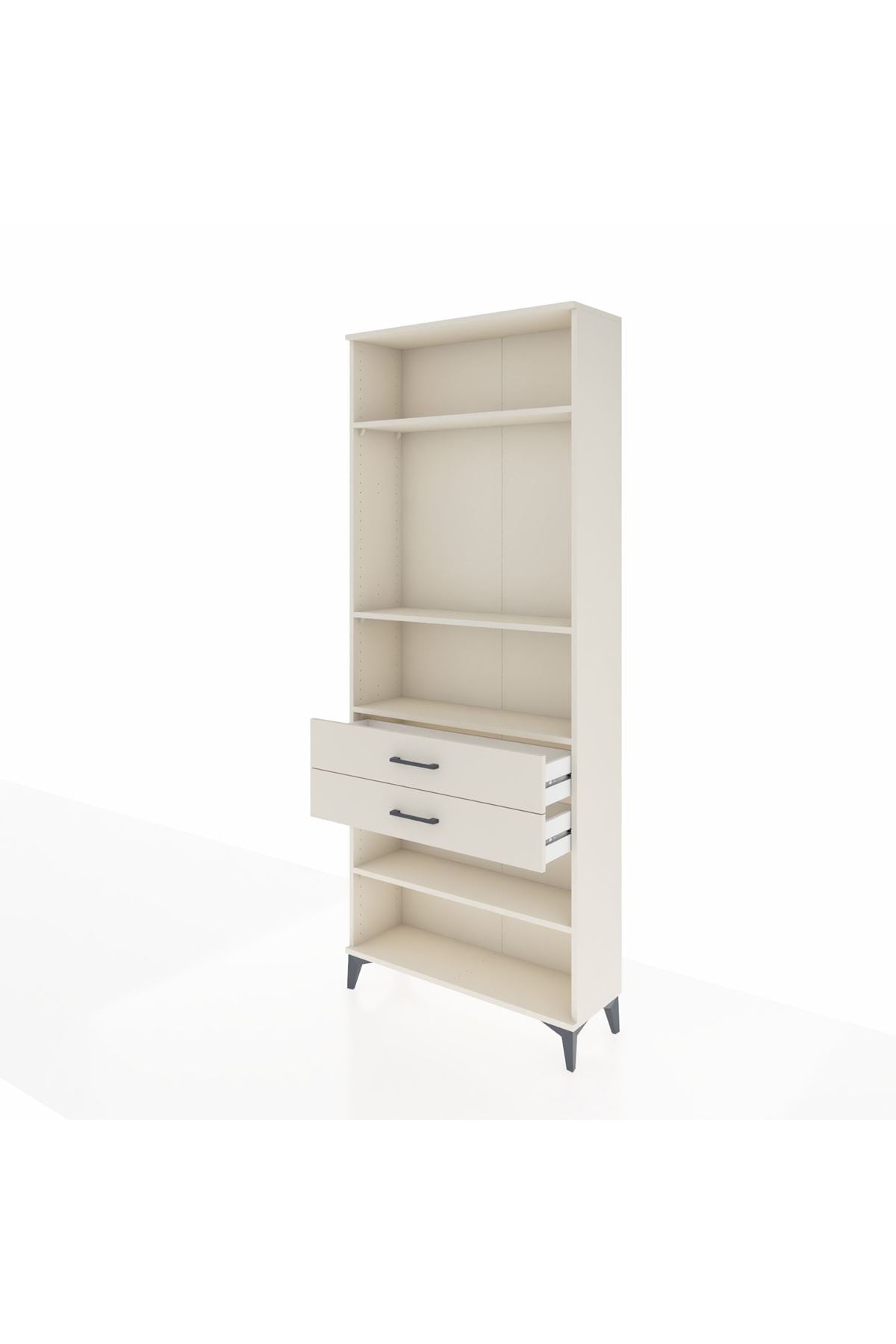 Arges Dolap 4 Raflı 2 Çekmeceli 88x30x221 - S30M120V1A