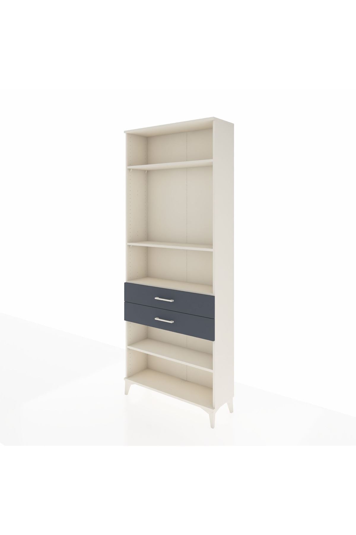 Arges Dolap 4 Raflı 2 Çekmeceli 88x30x221 - S30M120V2A