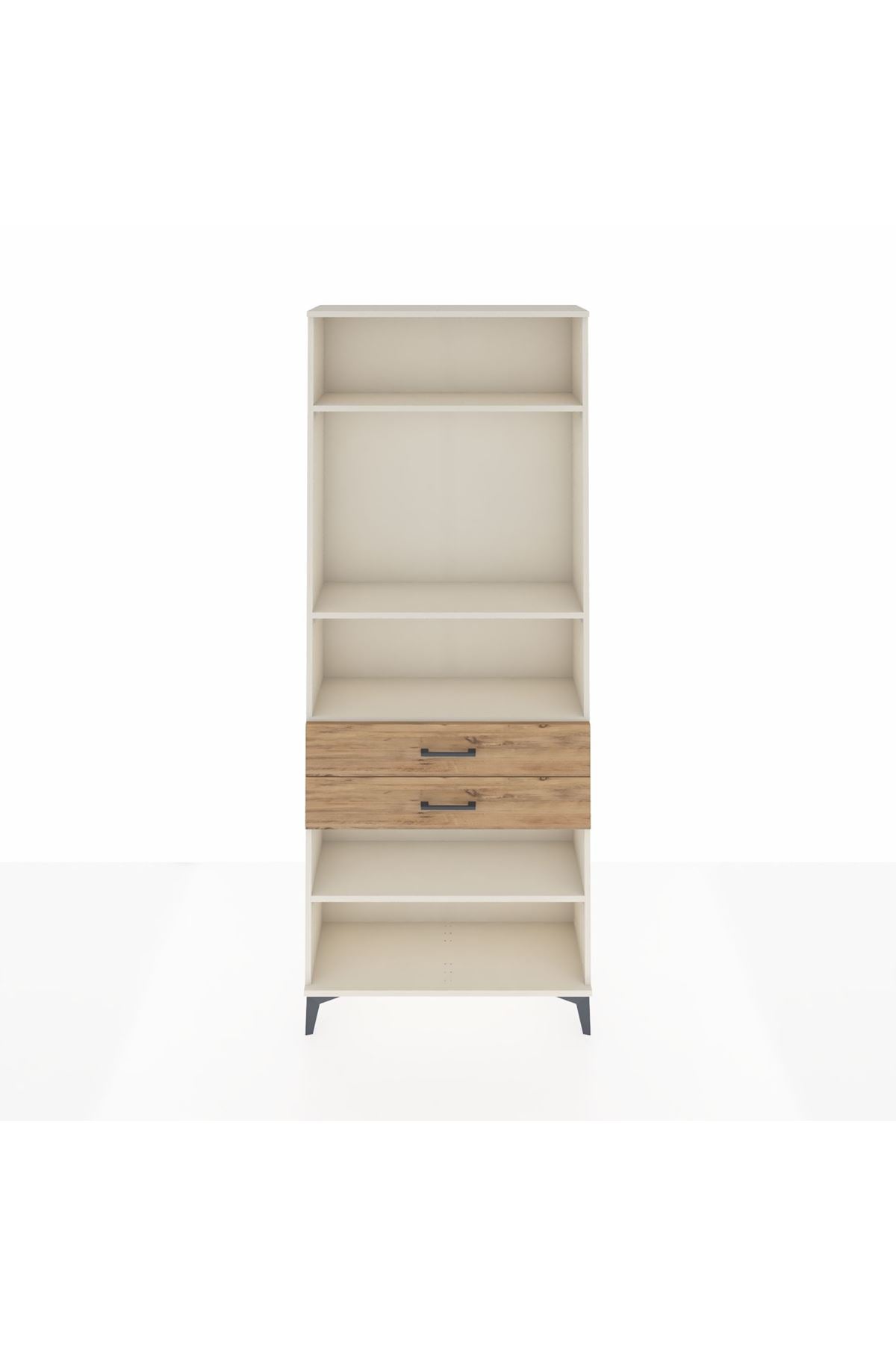Arges Dolap 4 Raflı 2 Çekmeceli 88x30x221 - S30M120V3A