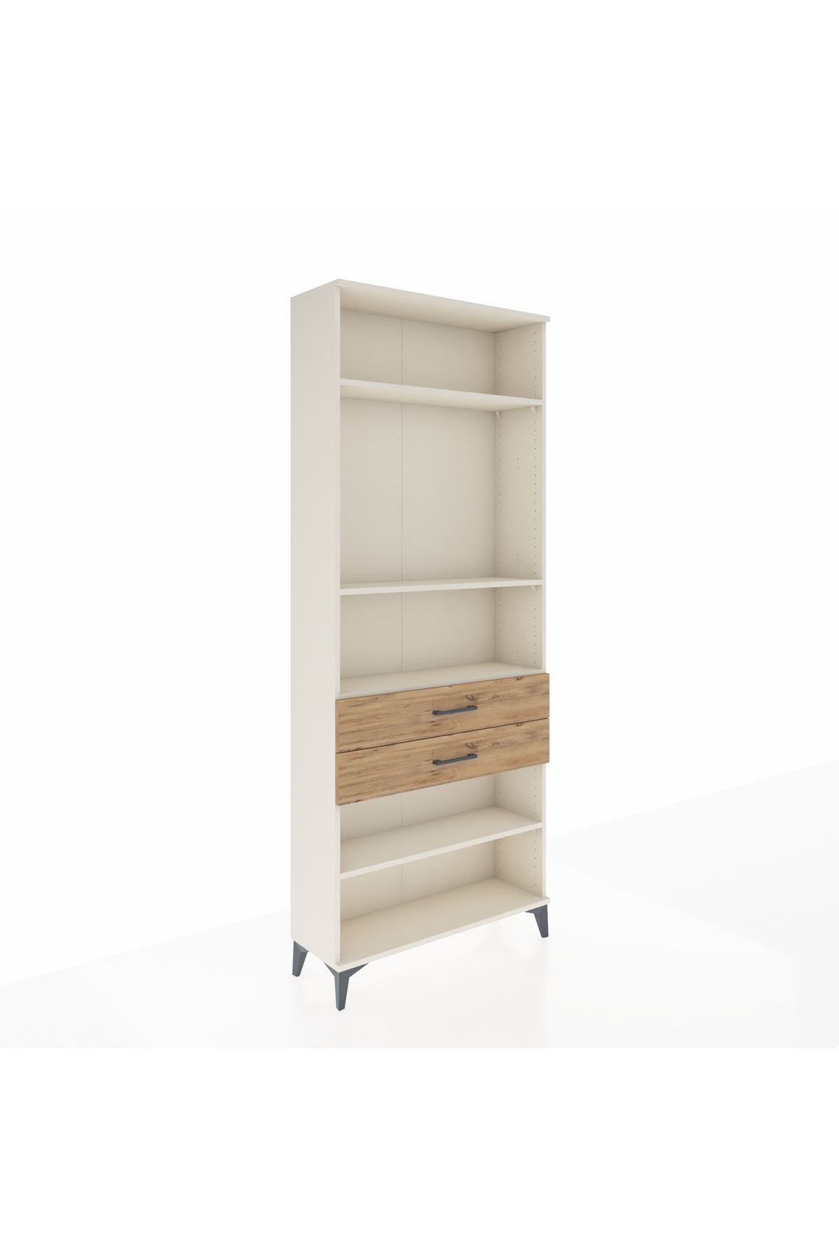 Arges Dolap 4 Raflı 2 Çekmeceli 88x30x221 - S30M120V3A