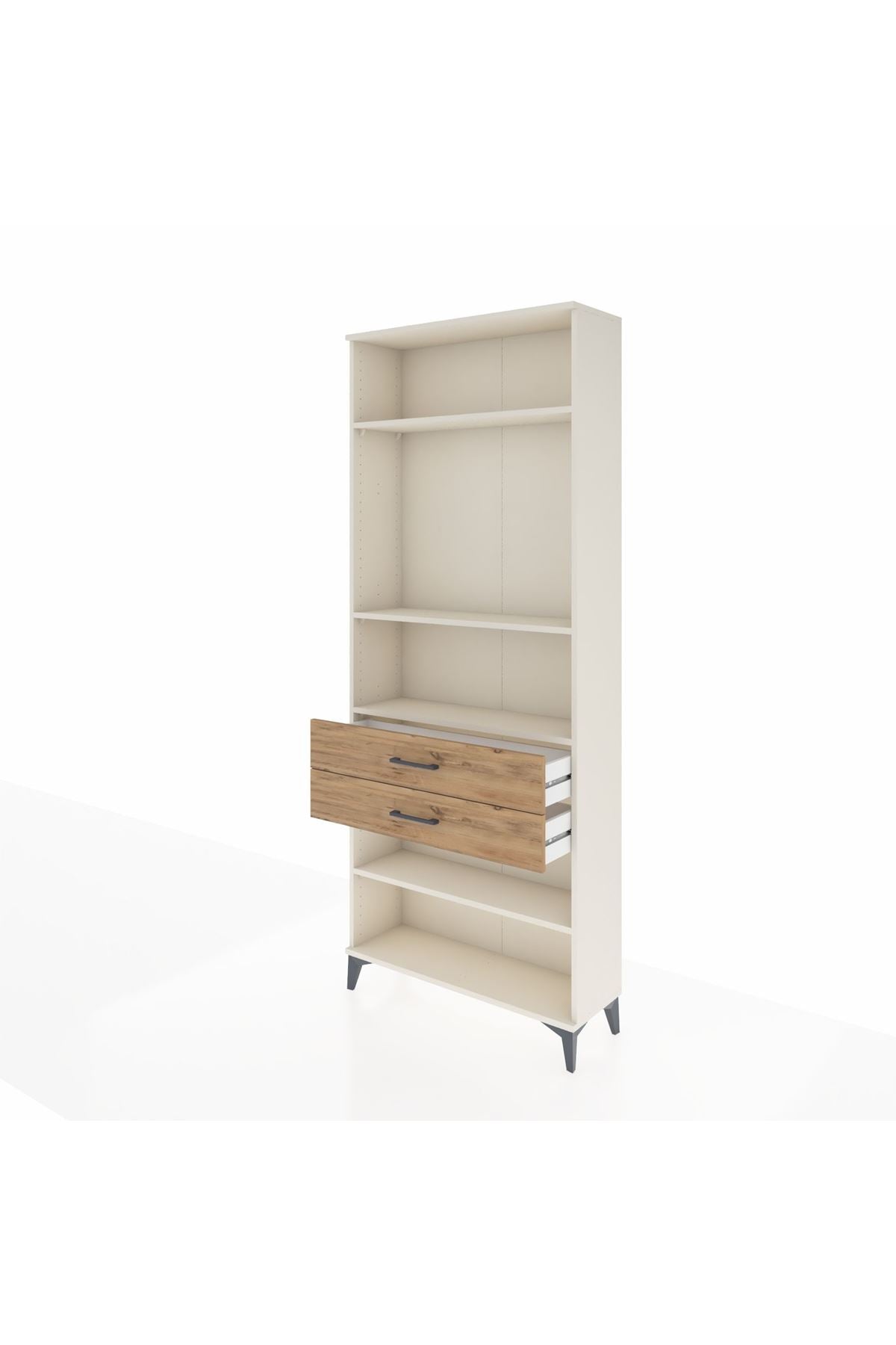 Arges Dolap 4 Raflı 2 Çekmeceli 88x30x221 - S30M120V3A