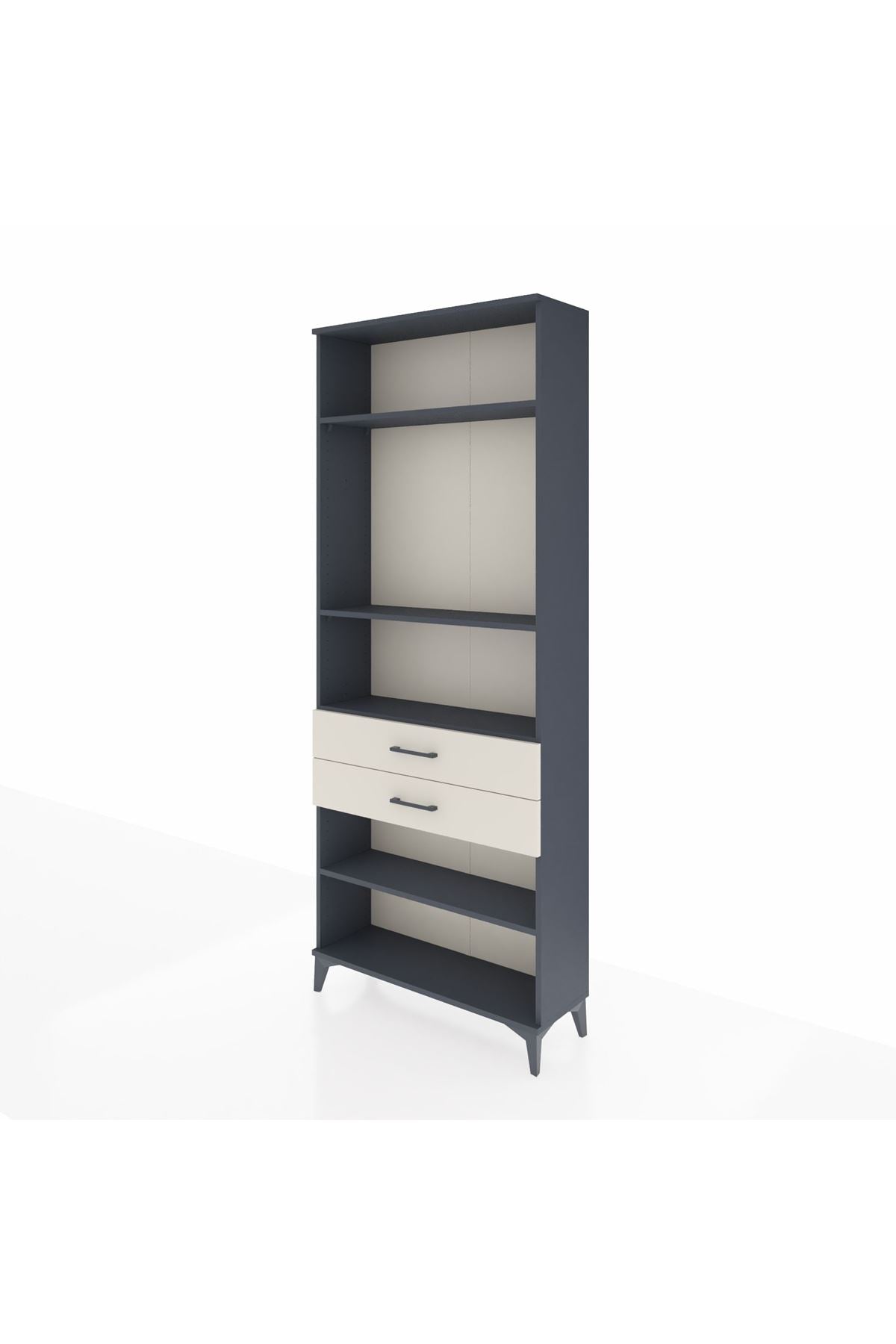 Arges Dolap 4 Raflı 2 Çekmeceli 88x30x221 - S30M120V4A
