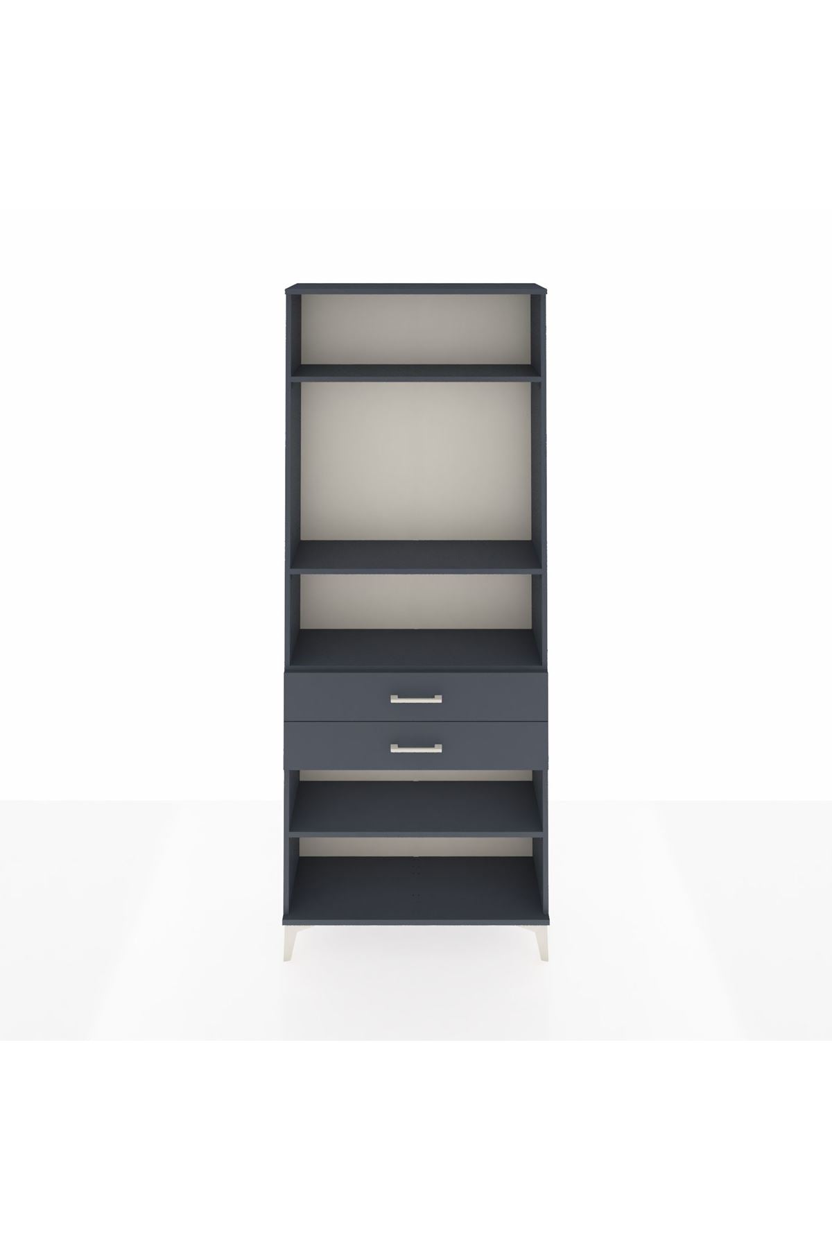 Arges Dolap 4 Raflı 2 Çekmeceli 88x30x221 - S30M120V5A