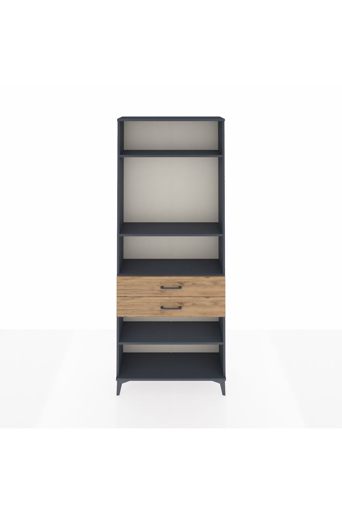 Arges Dolap 4 Raflı 2 Çekmeceli 88x30x221 - S30M120V6A