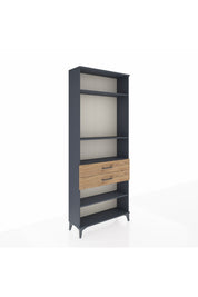 Arges Dolap 4 Raflı 2 Çekmeceli 88x30x221 - S30M120V6A