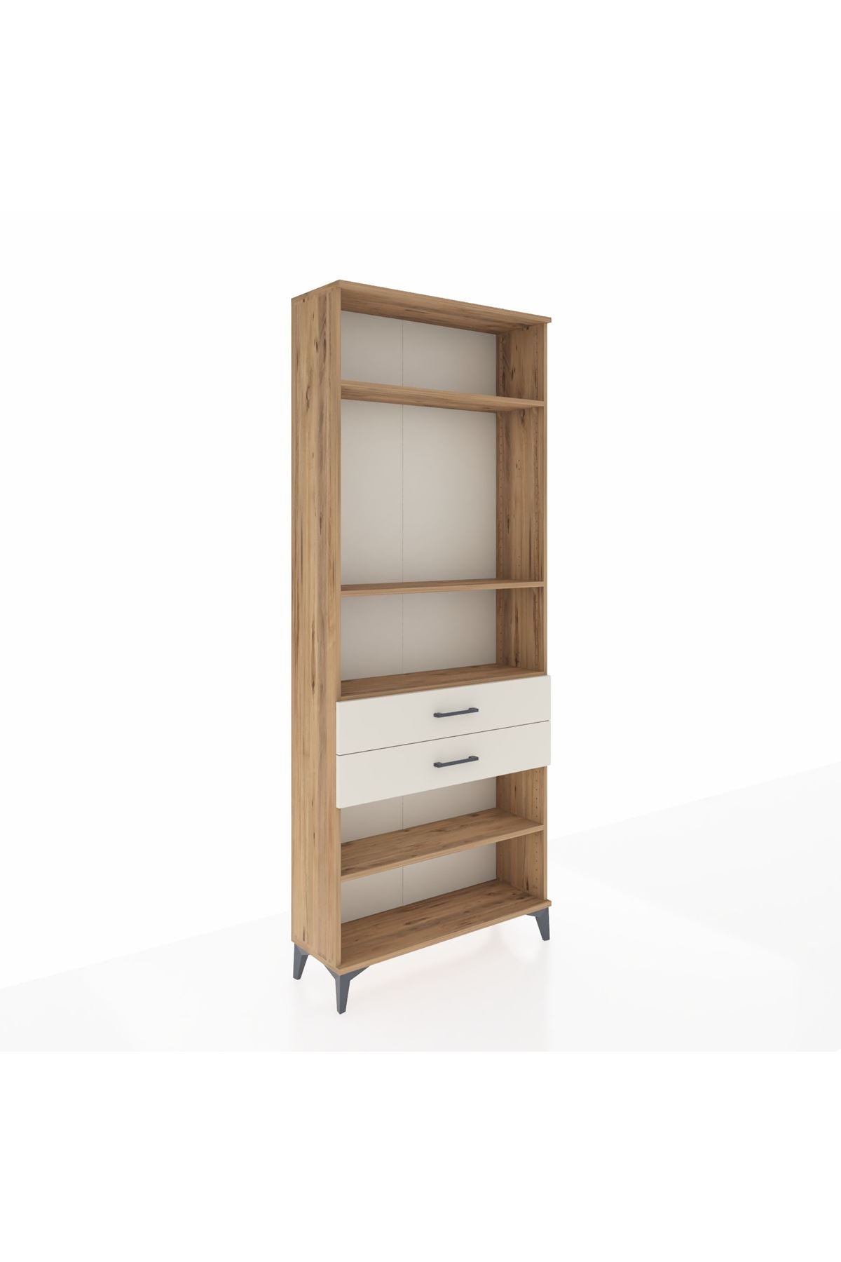 Arges Dolap 4 Raflı 2 Çekmeceli 88x30x221 - S30M120V7A