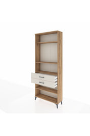 Arges Dolap 4 Raflı 2 Çekmeceli 88x30x221 - S30M120V7A