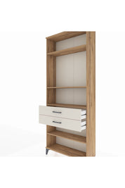 Arges Dolap 4 Raflı 2 Çekmeceli 88x30x221 - S30M120V7A