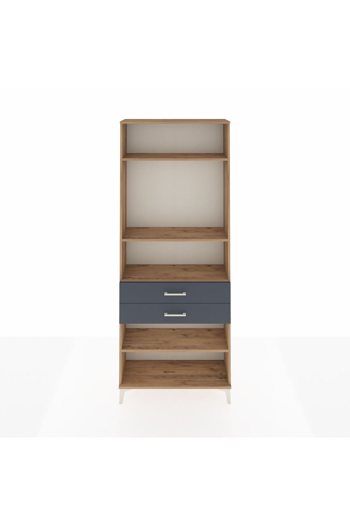 Arges Dolap 4 Raflı 2 Çekmeceli 88x30x221 - S30M120V8A