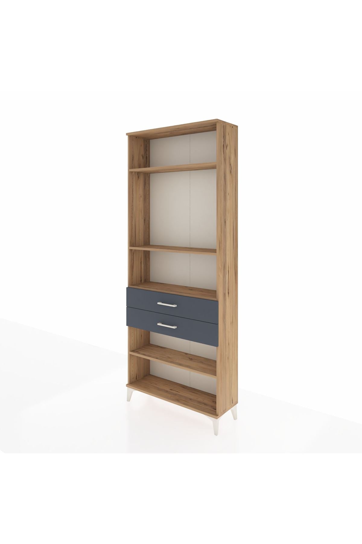Arges Dolap 4 Raflı 2 Çekmeceli 88x30x221 - S30M120V8A