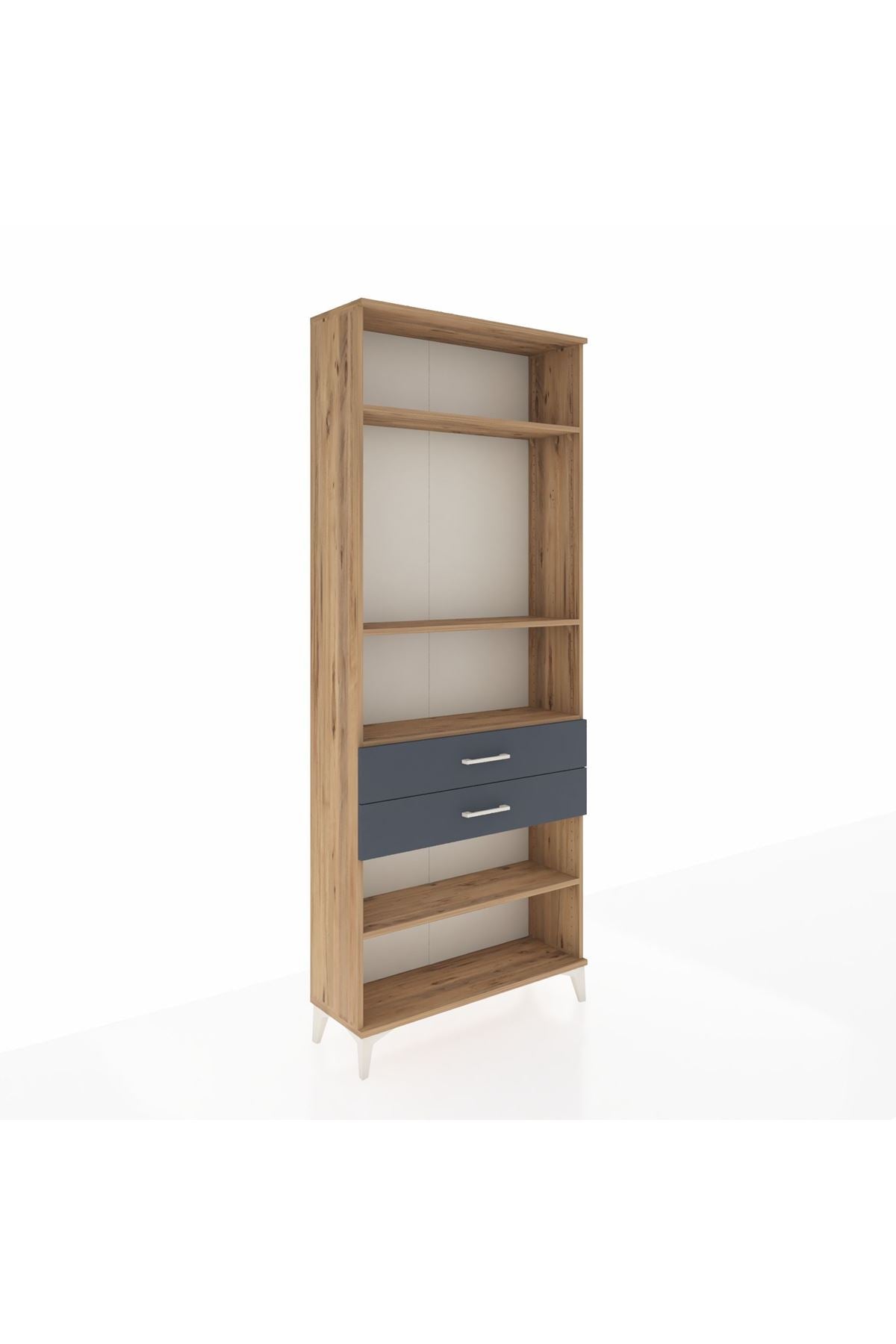Arges Dolap 4 Raflı 2 Çekmeceli 88x30x221 - S30M120V8A
