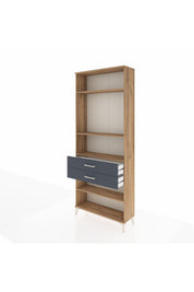 Arges Dolap 4 Raflı 2 Çekmeceli 88x30x221 - S30M120V8A