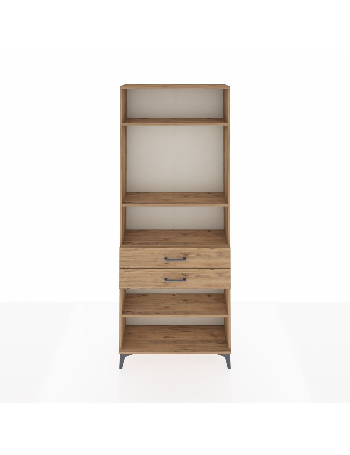 Arges Dolap 4 Raflı 2 Çekmeceli 88x30x221 - S30M120V9A