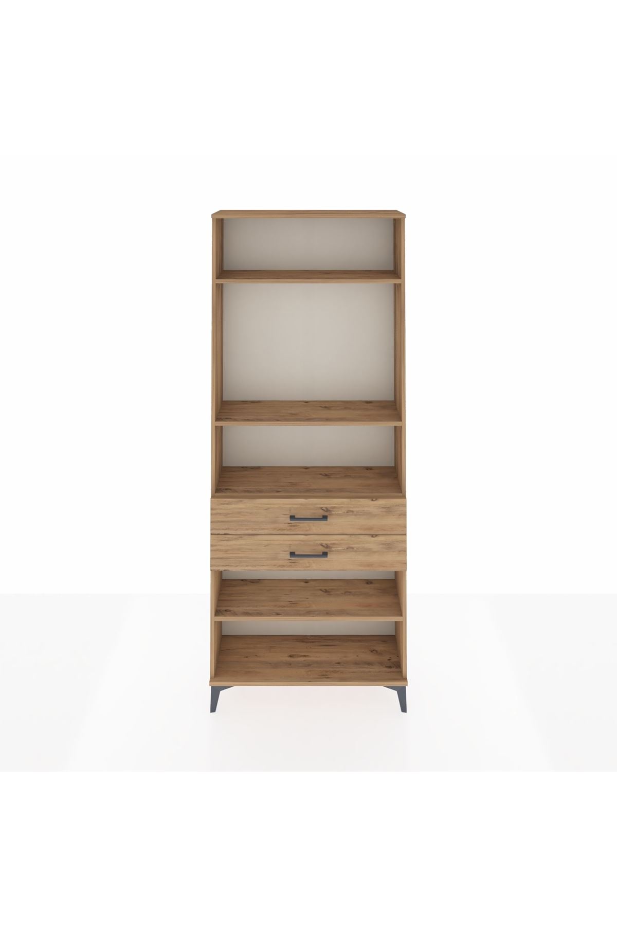 Arges Dolap 4 Raflı 2 Çekmeceli 88x30x221 - S30M120V9A