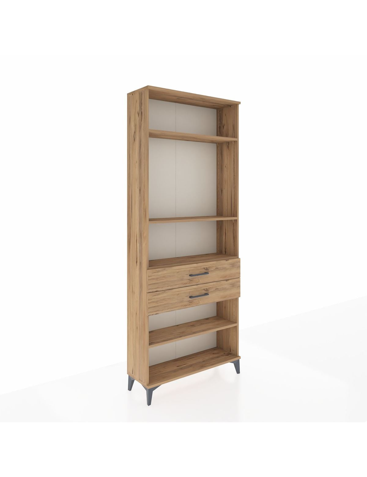 Arges Dolap 4 Raflı 2 Çekmeceli 88x30x221 - S30M120V9A