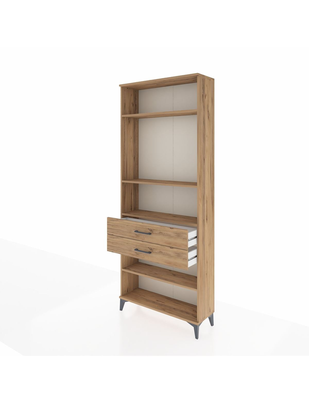 Arges Dolap 4 Raflı 2 Çekmeceli 88x30x221 - S30M120V9A