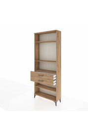 Arges Dolap 4 Raflı 2 Çekmeceli 88x30x221 - S30M120V9A
