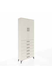 Arges Dolap 3 Raflı 6 Çekmeceli 2 Kapaklı 88x30x221 - S30M121V1A
