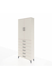 Arges Dolap 3 Raflı 6 Çekmeceli 2 Kapaklı 88x30x221 - S30M121V1A