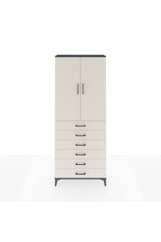 Arges Dolap 3 Raflı 6 Çekmeceli 2 Kapaklı 88x30x221 - S30M121V4A
