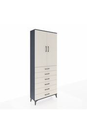 Arges Dolap 3 Raflı 6 Çekmeceli 2 Kapaklı 88x30x221 - S30M121V4A