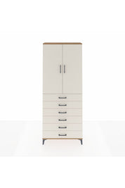 Arges Dolap 3 Raflı 6 Çekmeceli 2 Kapaklı 88x30x221 - S30M121V7A
