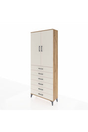 Arges Dolap 3 Raflı 6 Çekmeceli 2 Kapaklı 88x30x221 - S30M121V7A
