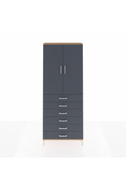Arges Dolap 3 Raflı 6 Çekmeceli 2 Kapaklı 88x30x221 - S30M121V8A