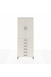 Arges Dolap 2 Raflı 6 Çekmeceli 2 Kapaklı 88x30x221 - S30M122V1A