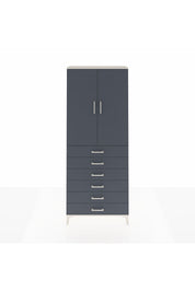 Arges Dolap 2 Raflı 6 Çekmeceli 2 Kapaklı 88x30x221 - S30M122V2A