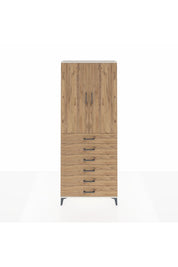 Arges Dolap 2 Raflı 6 Çekmeceli 2 Kapaklı 88x30x221 - S30M122V3A