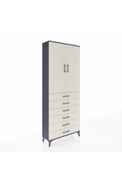 Arges Dolap 2 Raflı 6 Çekmeceli 2 Kapaklı 88x30x221 - S30M122V4A