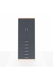 Arges Dolap 2 Raflı 6 Çekmeceli 2 Kapaklı 88x30x221 - S30M122V8A