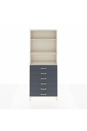 Arges Dolap 3 Raflı 6 Çekmeceli 88x30x221 - S30M123V2A