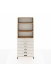 Arges Dolap 3 Raflı 6 Çekmeceli 88x30x221 - S30M123V7A