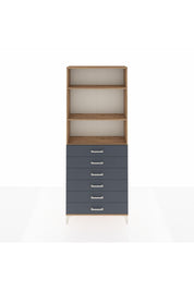 Arges Dolap 3 Raflı 6 Çekmeceli 88x30x221 - S30M123V8A