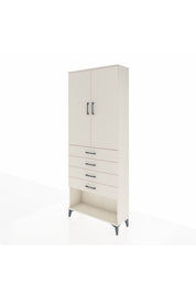 Arges Dolap 3 Raflı 4 Çekmeceli 2 Kapaklı 88x30x221 - S30M124V1A