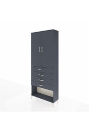 Arges Dolap 3 Raflı 4 Çekmeceli 2 Kapaklı 88x30x221 - S30M124V5A