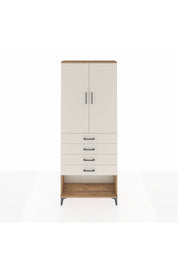 Arges Dolap 3 Raflı 4 Çekmeceli 2 Kapaklı 88x30x221 - S30M124V7A