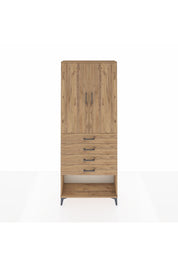 Arges Dolap 3 Raflı 4 Çekmeceli 2 Kapaklı 88x30x221 - S30M124V9A