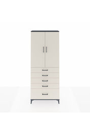 Arges Dolap 3 Raflı 5 Çekmeceli 2 Kapaklı 88x30x221 - S30M127V4A