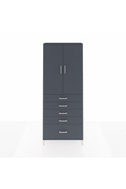 Arges Dolap 3 Raflı 5 Çekmeceli 2 Kapaklı 88x30x221 - S30M127V5A