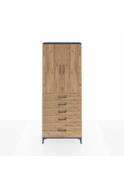 Arges Dolap 3 Raflı 5 Çekmeceli 2 Kapaklı 88x30x221 - S30M127V6A