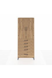 Arges Dolap 3 Raflı 5 Çekmeceli 2 Kapaklı 88x30x221 - S30M127V9A
