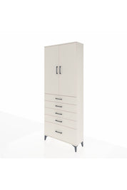 Arges Dolap 2 Raflı 5 Çekmeceli 2 Kapaklı 88x30x221 - S30M128V1A