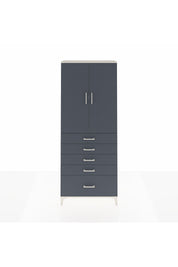 Arges Dolap 2 Raflı 5 Çekmeceli 2 Kapaklı 88x30x221 - S30M128V2A