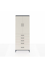 Arges Dolap 2 Raflı 5 Çekmeceli 2 Kapaklı 88x30x221 - S30M128V4A