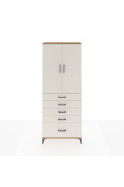 Arges Dolap 2 Raflı 5 Çekmeceli 2 Kapaklı 88x30x221 - S30M128V7A