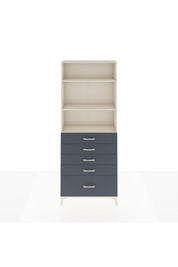 Arges Dolap 3 Raflı 5 Çekmeceli 88x30x221 - S30M129V2A